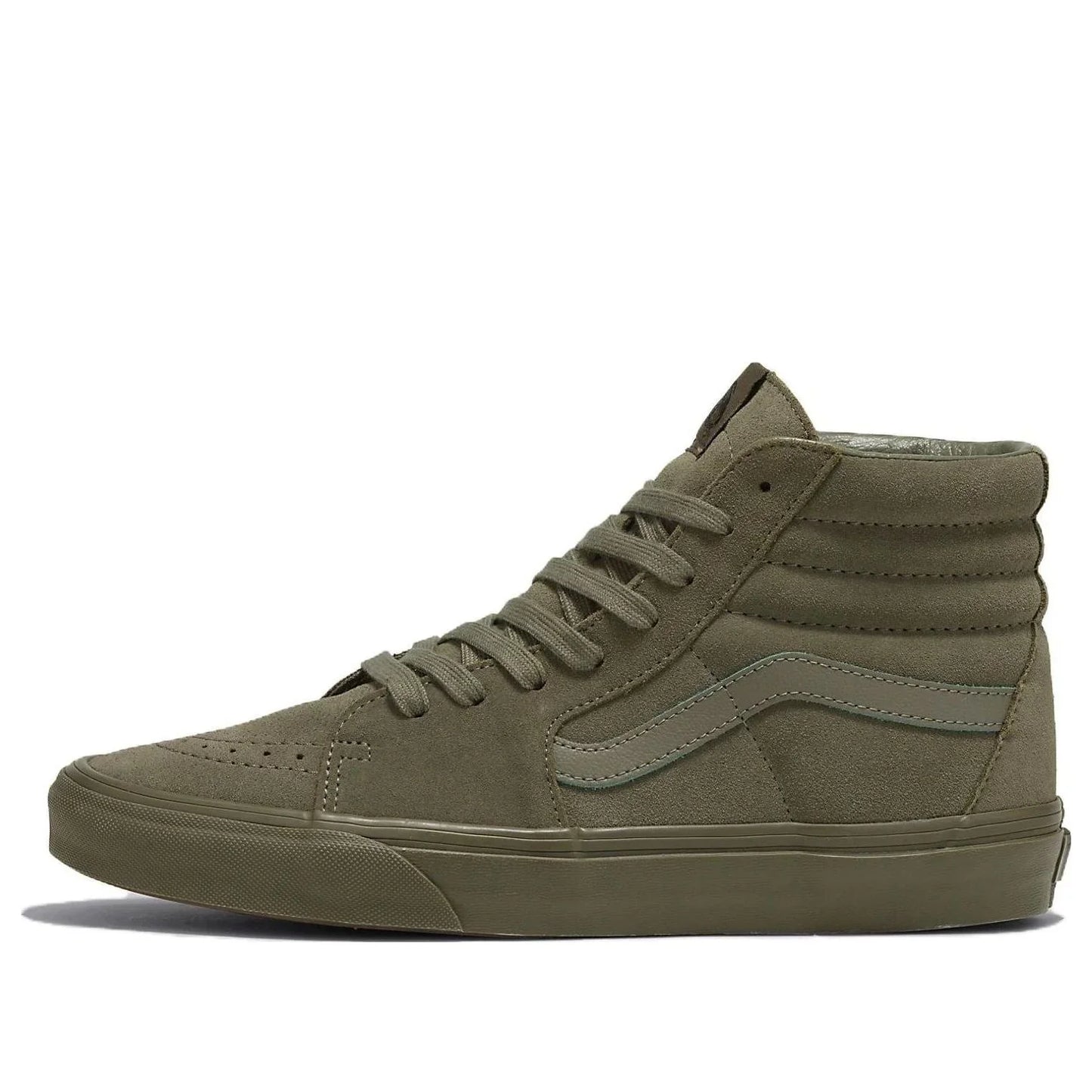 [vn000cp9olv] Mens Vans Sk8-hi Mono Suede Olive - Olive