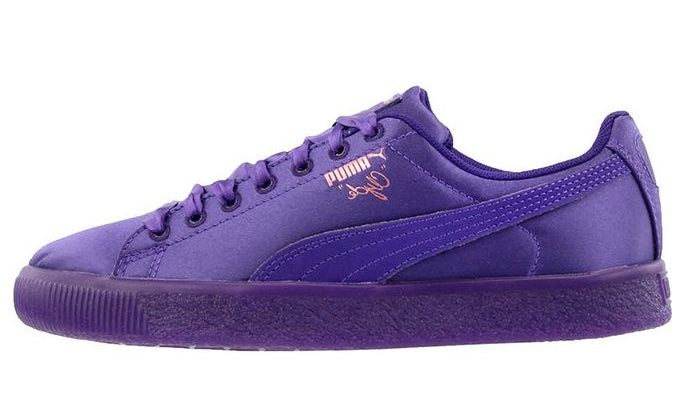 Puma Grade School Gs Clyde Satin Violet Indigo