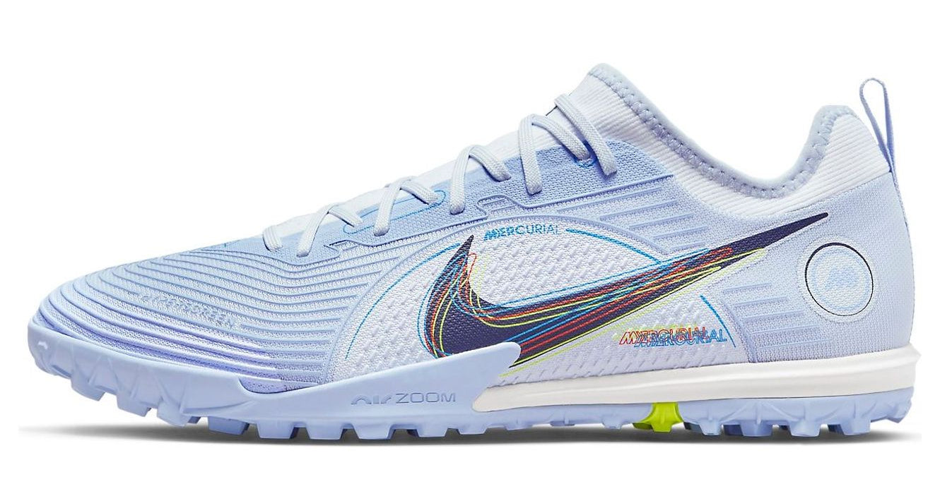 Nike Men's Mercurial Air Zoom Vapor 14 Pro Tf 'Football Grey Light Marine' Sneakers