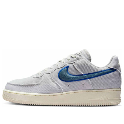 Nike Men's Air Force 1 Low Canvas 'Photon Dust Game Royal' Sneakers