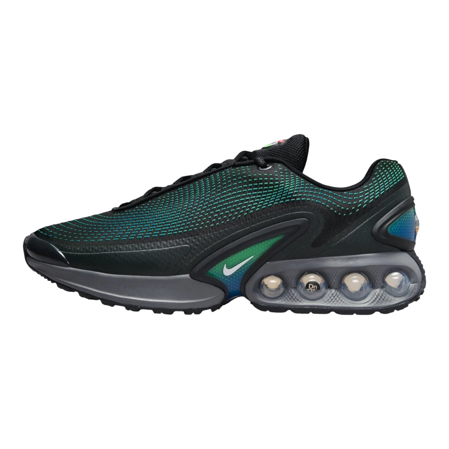 Nike Air Max DN Men's Sneakers — Black & Hyper Cobalt Low-Top