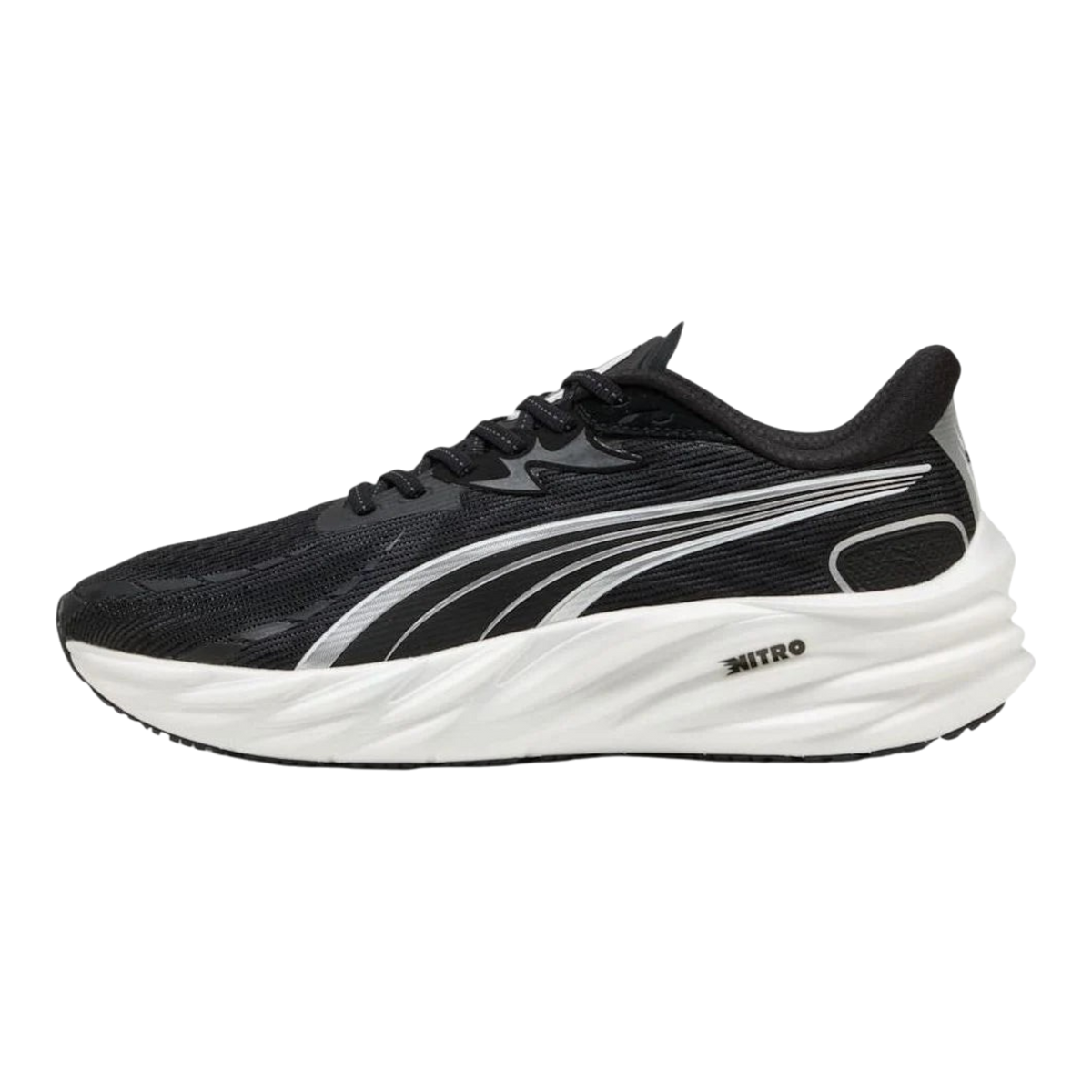 PUMA Velocity Nitro 4 Men's Running Shoes — PUMA Black/PUMA Silver