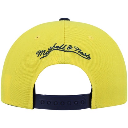 Mitchell & Ness Men's Ncaa Michigan Wolverines Sharktooth Snapback