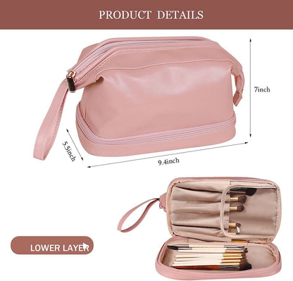 Travel Toiletry and Makeup Bag – Compact Organizer for Women
