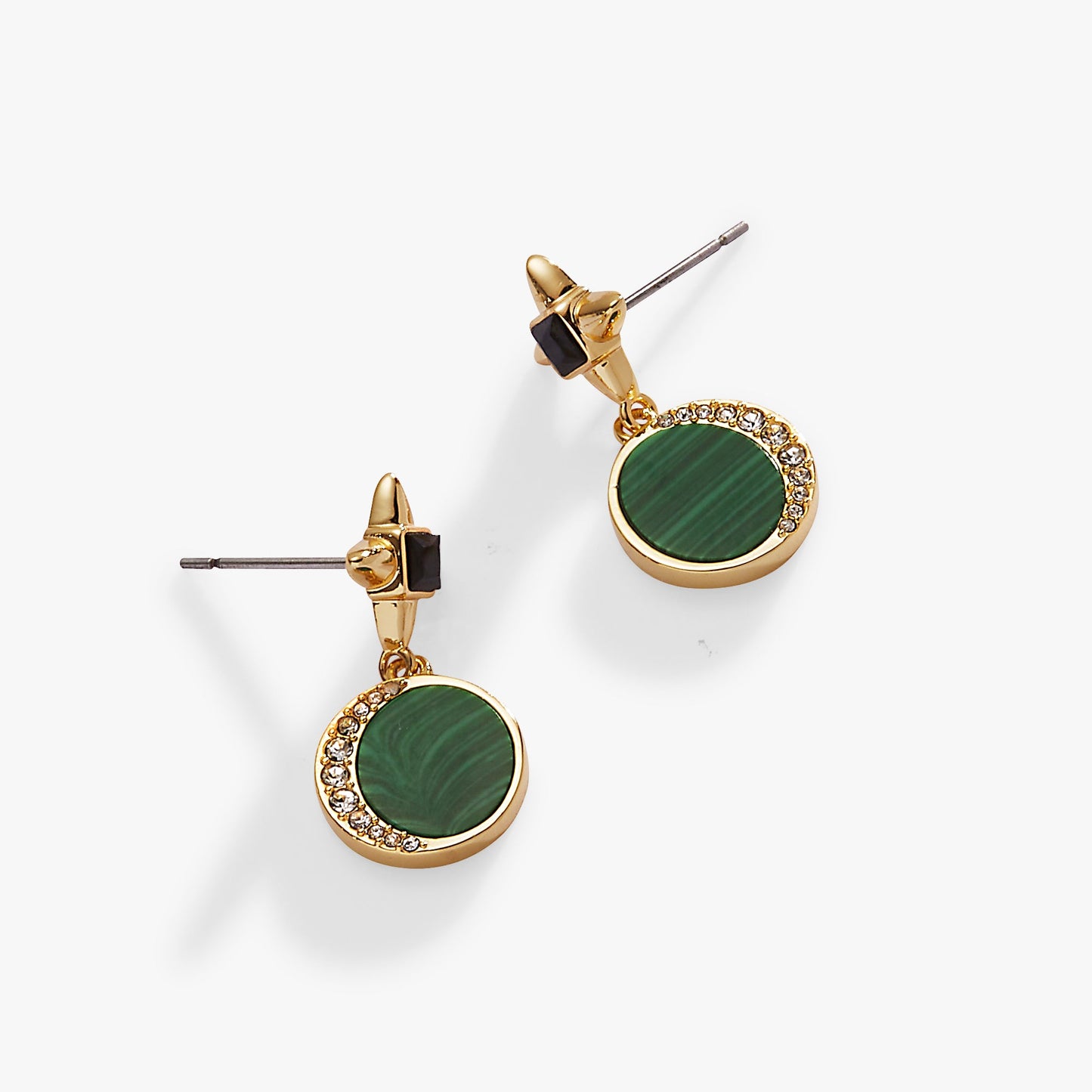 Malachite Drop Earrings