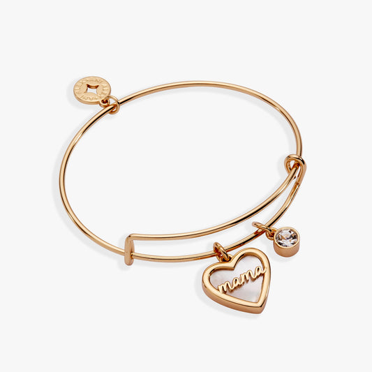 Mama Mother of Pearl Bangle