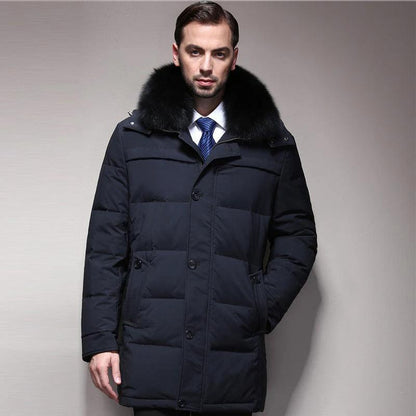 ThermalGuard Men's Down Jacket - Ultra-Warm, Lightweight Comfort for All-Day Adventure