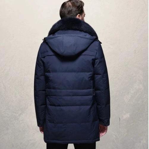 ThermalGuard Men's Down Jacket - Ultra-Warm, Lightweight Comfort for All-Day Adventure