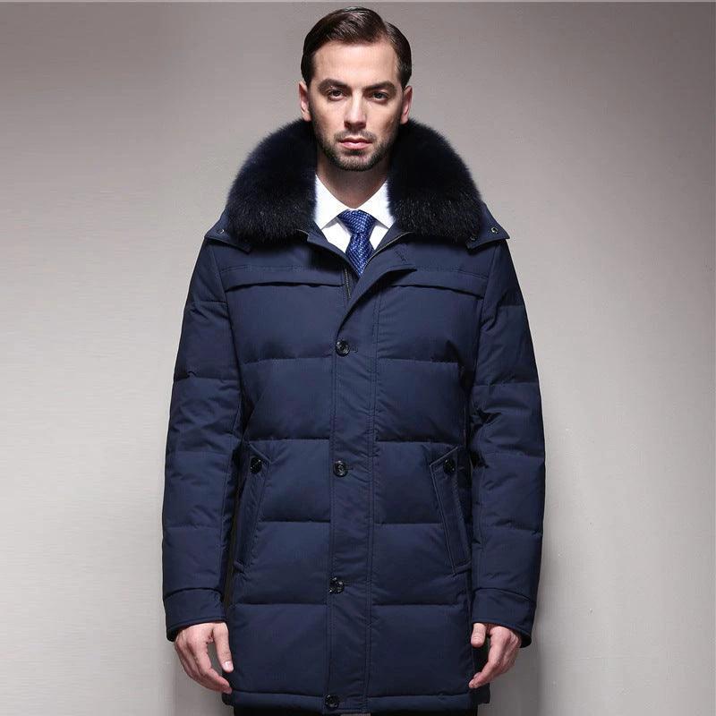 ThermalGuard Men's Down Jacket - Ultra-Warm, Lightweight Comfort for All-Day Adventure
