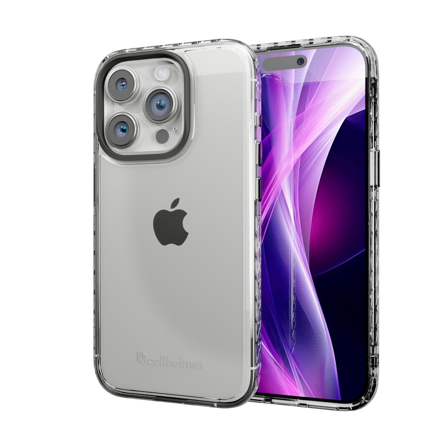 Cellhelmet Altitude Case Designed for Iphone 15 Pro in Crystal Clear | 13-Foot Drop Test Certified | Shock & Drop Proof Durable | as Seen on Shark Tank