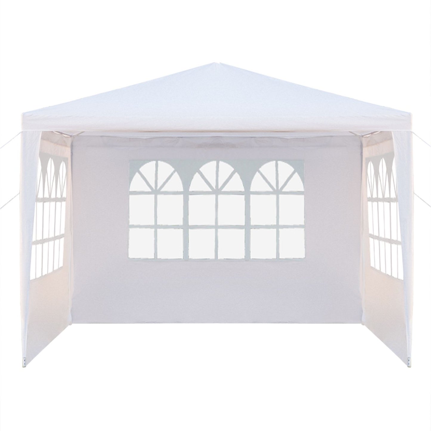 InQ Boutique 10''x10''(3 X 3m)Three Sides Waterproof Tent with Spiral Tubes XH - Silver