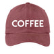 Washed maroon