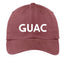 Washed maroon