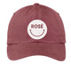 Washed maroon