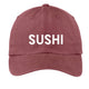 Washed maroon