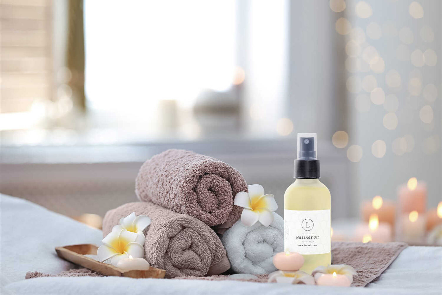 Eucalyptus Massage Oil from Lizush, Natural Relaxing Body Massage Oil, Spa Oil, Aromatherapy massage oil-