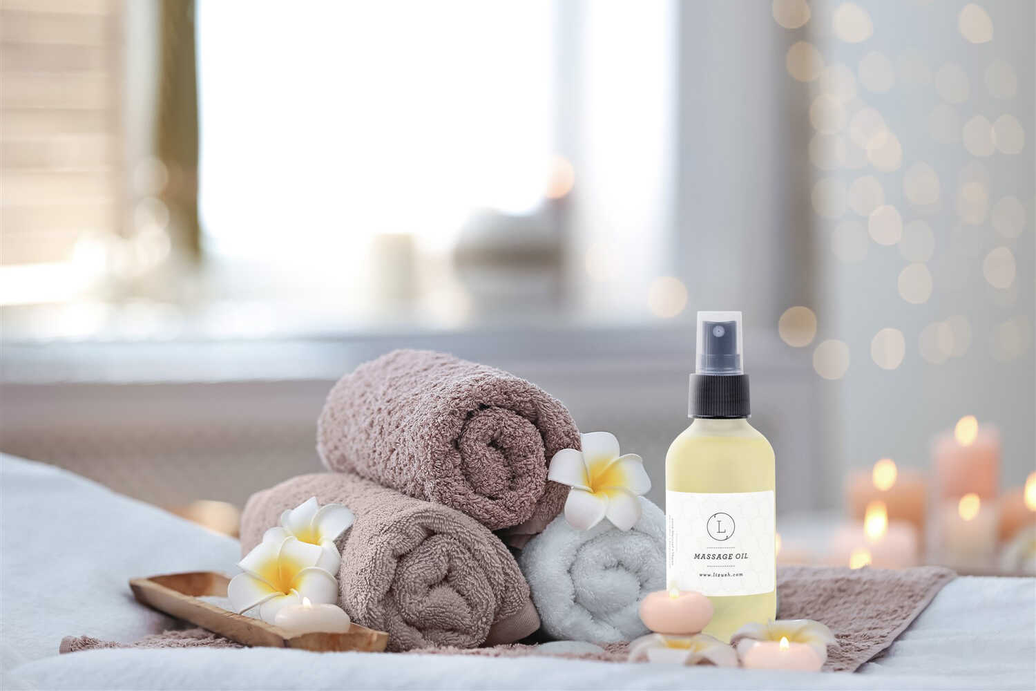 Eucalyptus Massage Oil from Lizush, Natural Relaxing Body Massage Oil, Spa Oil, Aromatherapy massage oil-