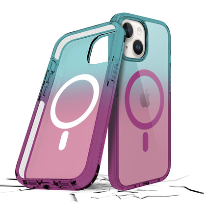 Prodigee Iphone 15 Flow Space + Mag | Multicolor Translucent Case | Drop Tested | Dual Layer Cover | Wireless Charging Compatible | Shockproof | Scratch Resistant | 6.1 Inch |
