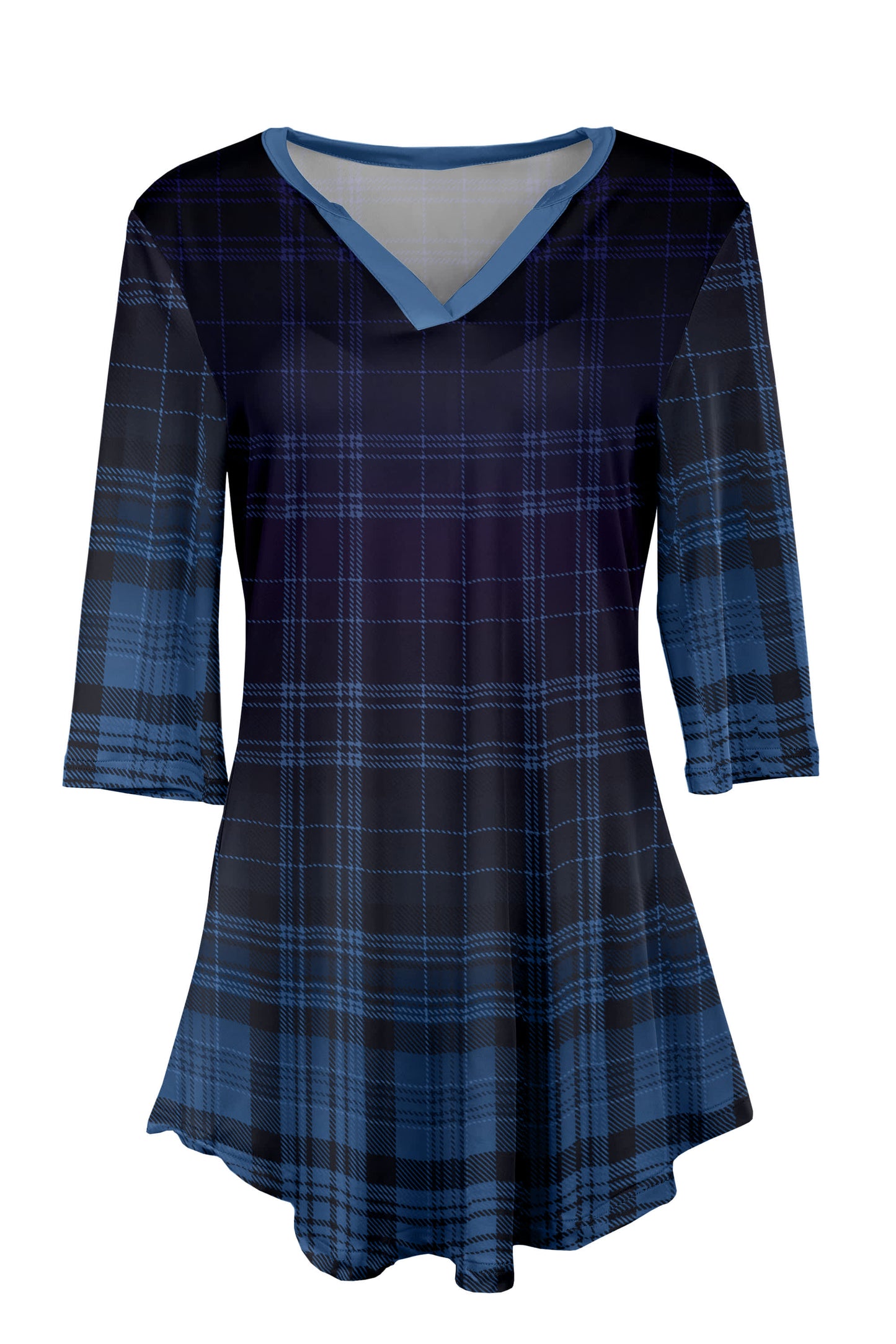 Navy Blue Plaid-