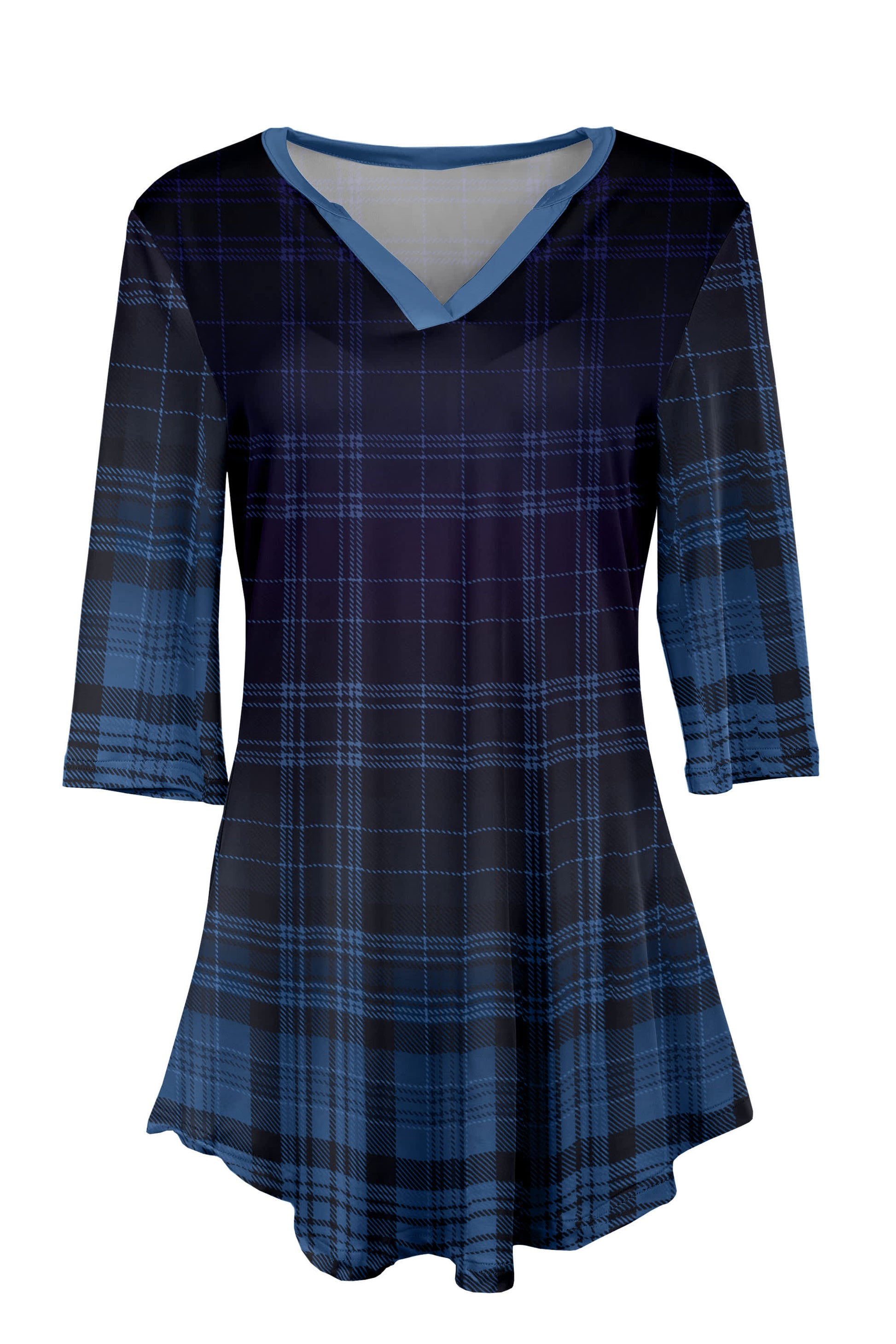 Navy Blue Plaid-