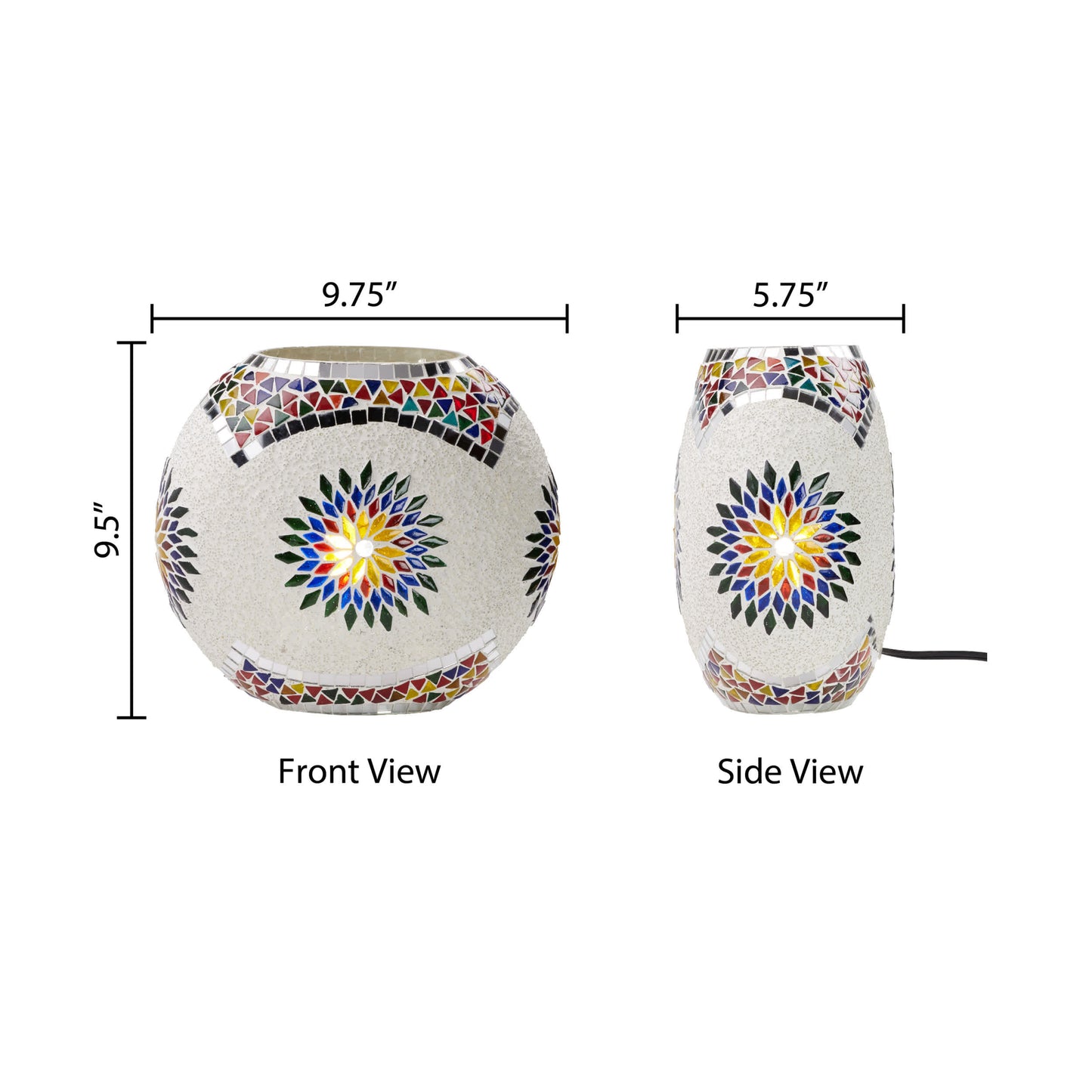 White/ Multicolor-