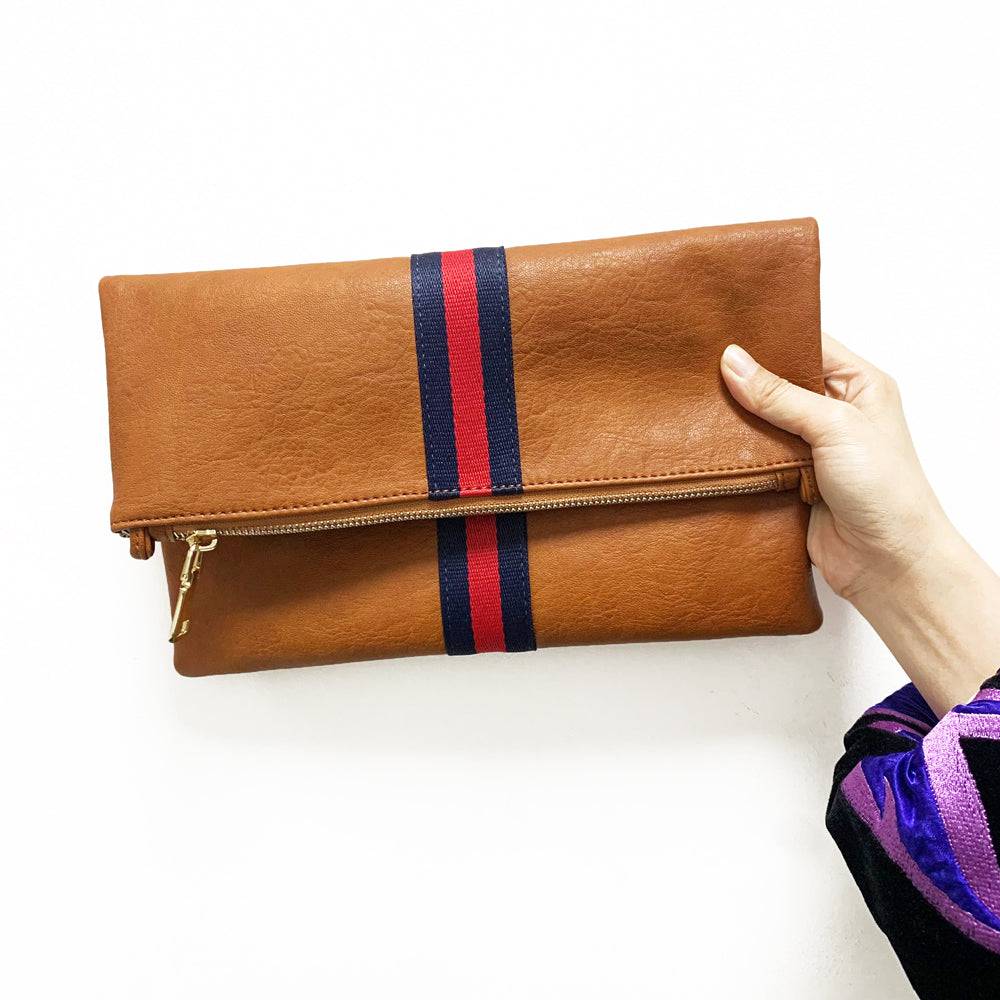 Threaded Pear Toni Fold Over Clutch