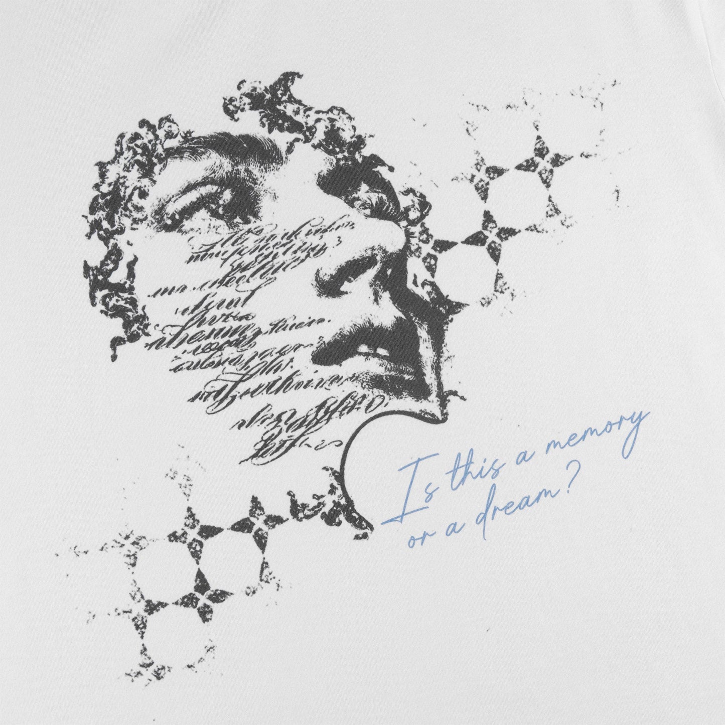 Compliments Memory or Dream White Vintage Shirt