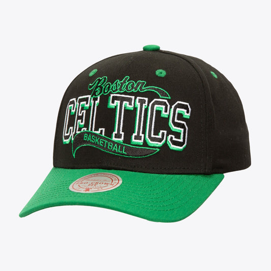 Mitchell & Ness Men's NBA Block Sweep Pro Snapback Celtics