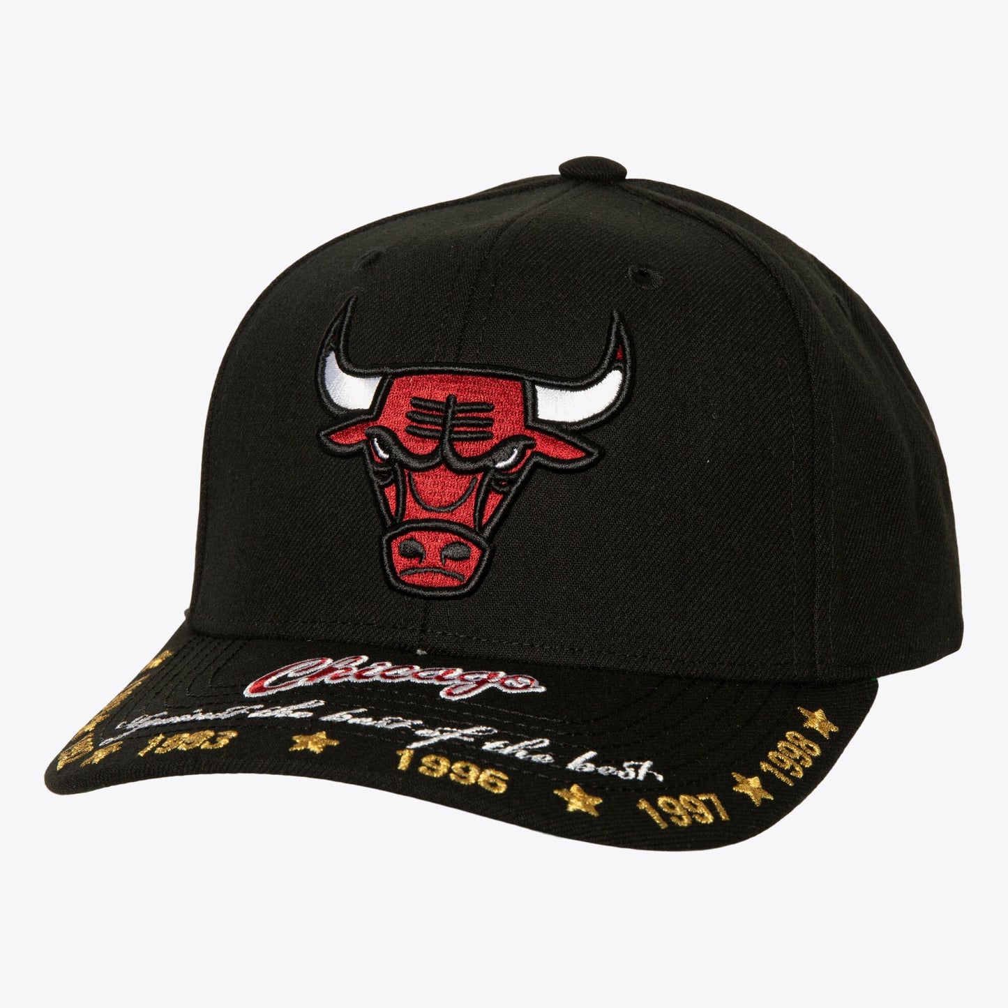 Mitchell & Ness Men's NBA Against The Best Pro Snapback Hwc Bulls Black
