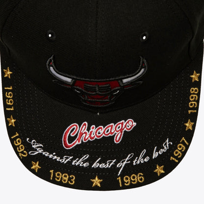 Mitchell & Ness Men's NBA Against The Best Pro Snapback Hwc Bulls Black