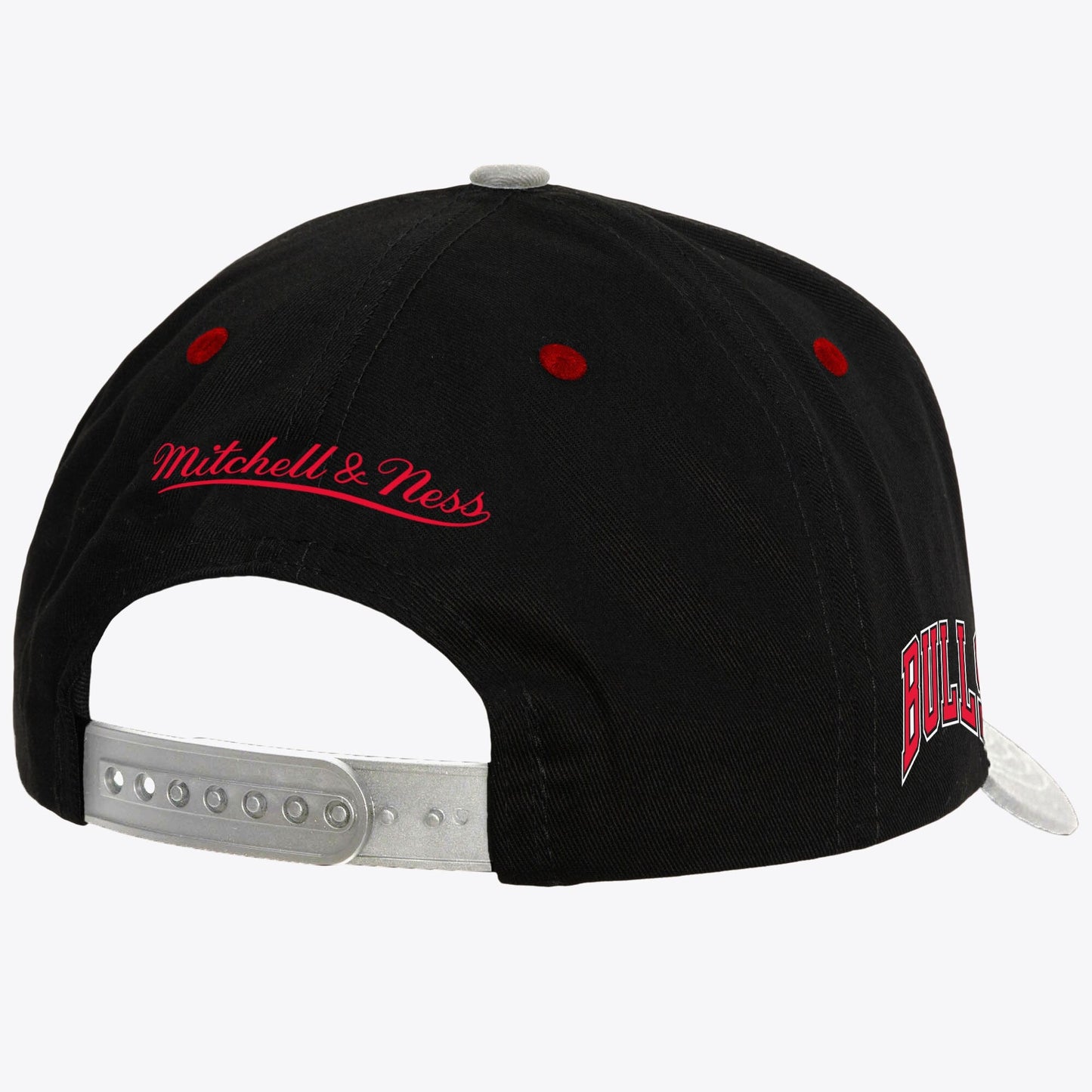 Men's Mitchell & Ness NBA Bred Pro Snapback Bulls - Black