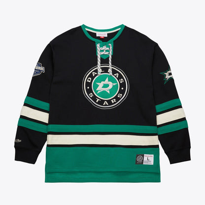 Mitchell & Ness Men's NHL Heritage Lace-Up Crew Current Logo Stars
