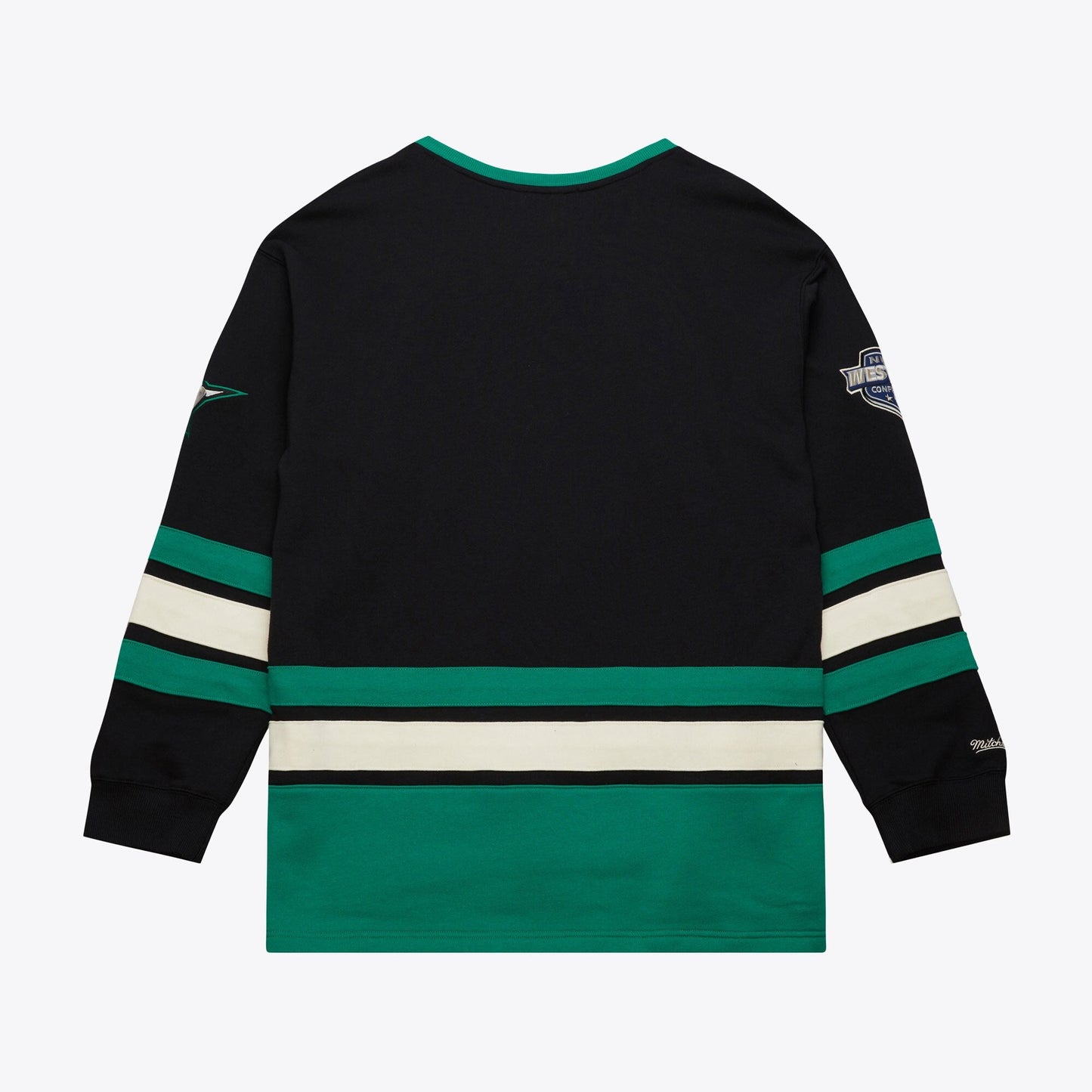 Mitchell & Ness Men's NHL Heritage Lace-Up Crew Current Logo Stars