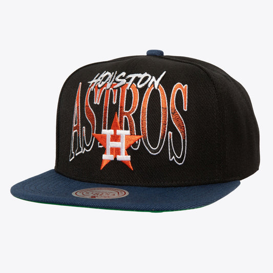 Mitchell & Ness Men's MLB Rise Up Snapback Coop Astros