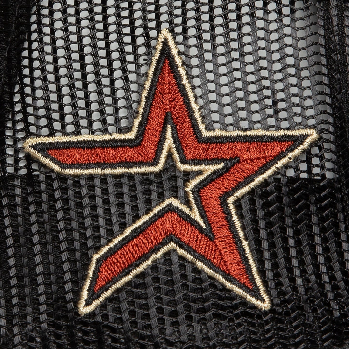 Mitchell & Ness Men's MLB Script Trucker Coop Astros Hats
