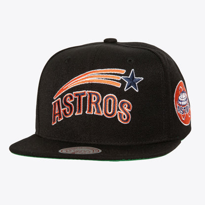 Mitchell & Ness Men's MLB Triple Play Snapback Coop Astros