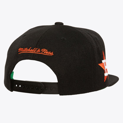 Mitchell & Ness Men's MLB Triple Play Snapback Coop Astros