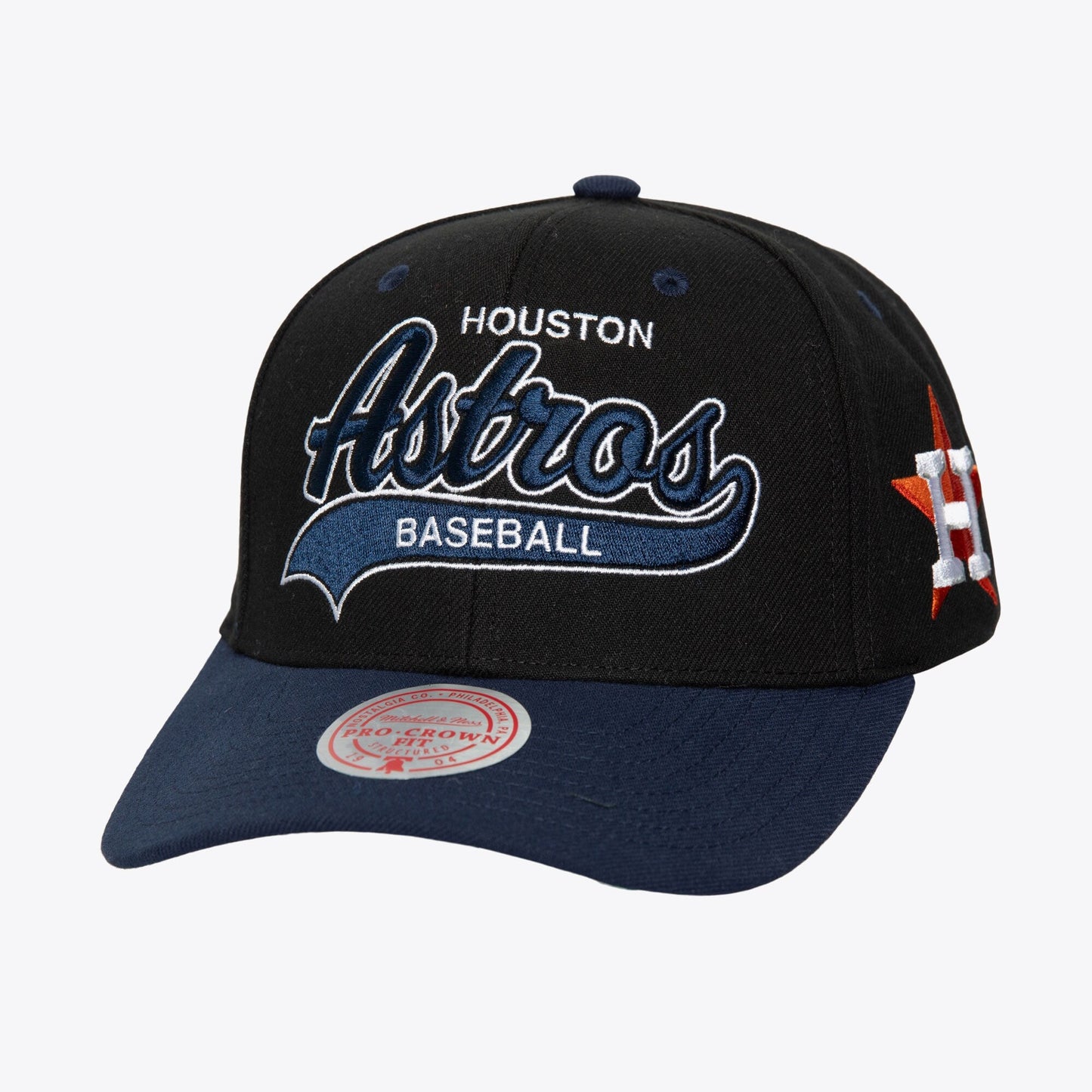 Mitchell & Ness Men's MLB Tailsweep 2.0 Pro Snapback Astros Black