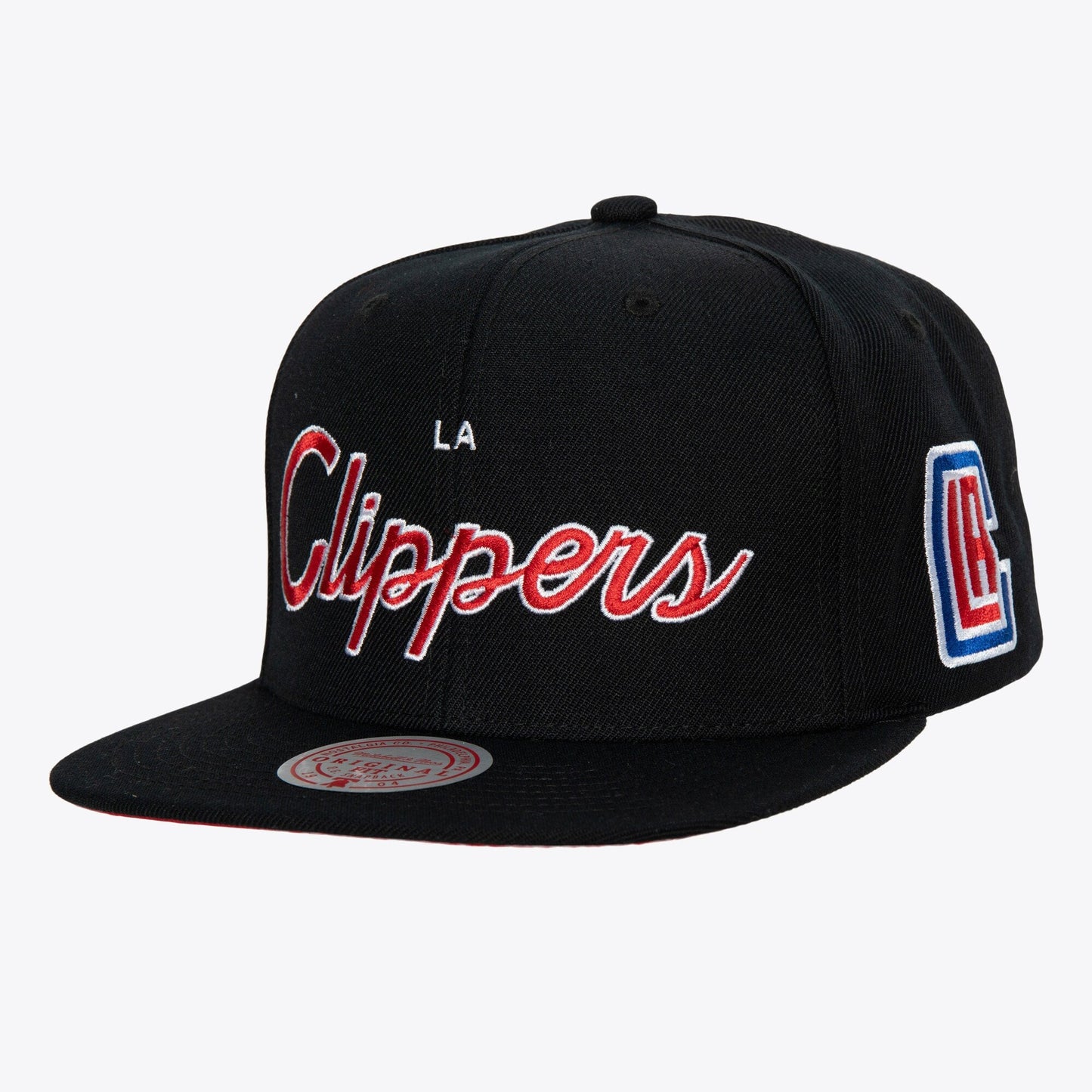 Men's Mitchell & Ness NBA Team Script 2.0 Snapback Clippers