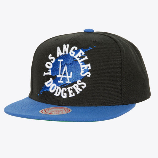Men's Mitchell & Ness MLB Circle Splash Snapback Coop Dodgers