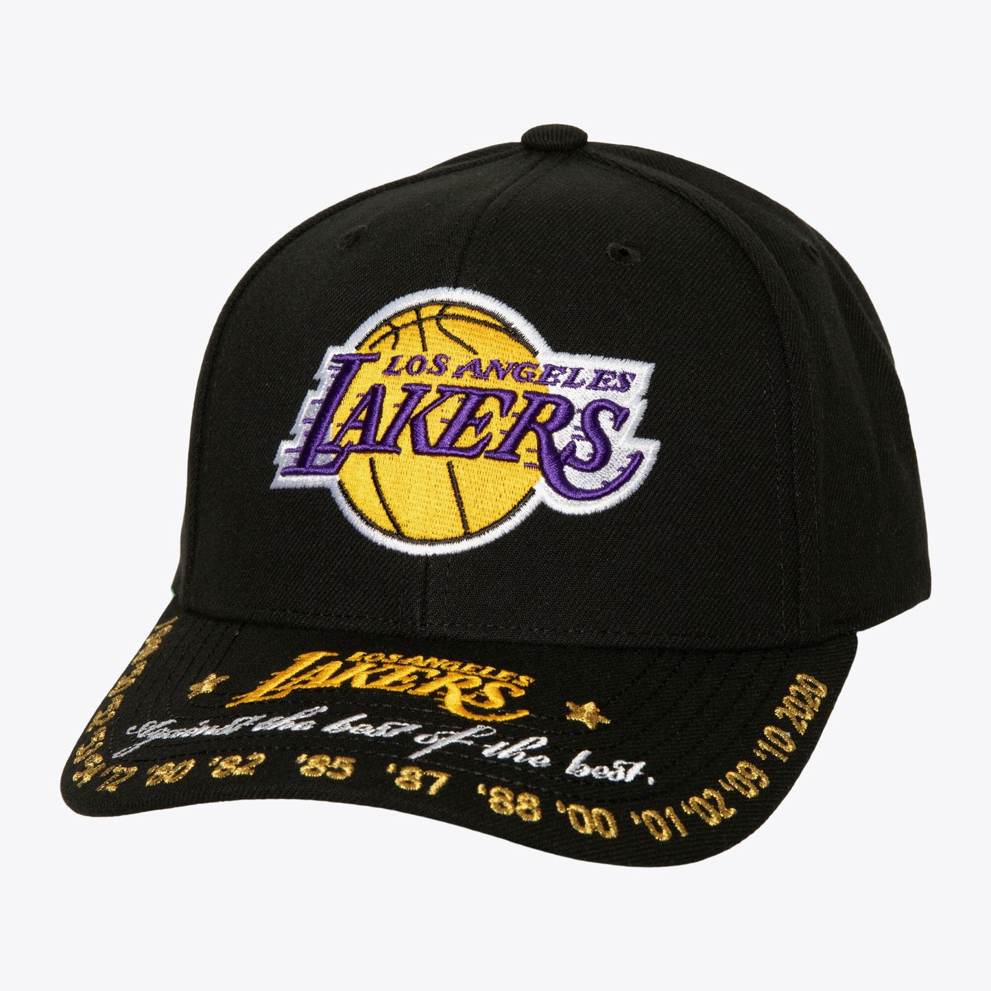 Mitchell & Ness Men's NBA Against The Best Pro Snapback Lakers Black