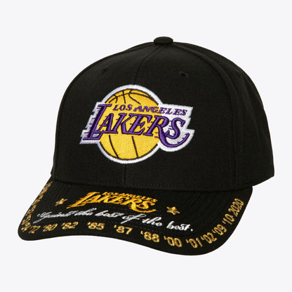 Mitchell & Ness Men's NBA Against The Best Pro Snapback Lakers Black