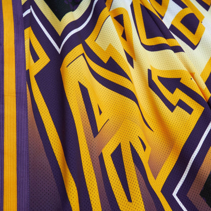 Mitchell & Ness Men's NBA Big Face 7.0 Fashion Shorts Lakers