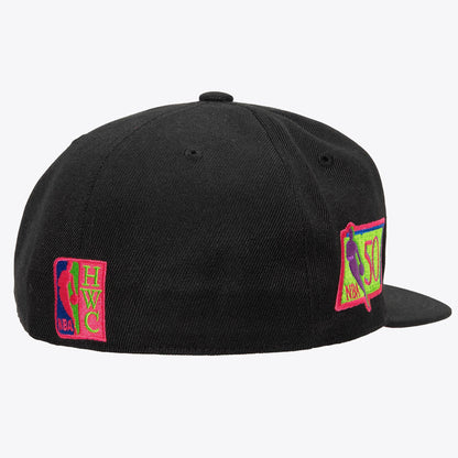 Mitchell & Ness Men's NBA Color Bomb Fitted Hwc Lakers Fitted Caps