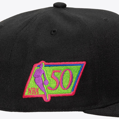 Mitchell & Ness Men's NBA Color Bomb Fitted Hwc Lakers Fitted Caps