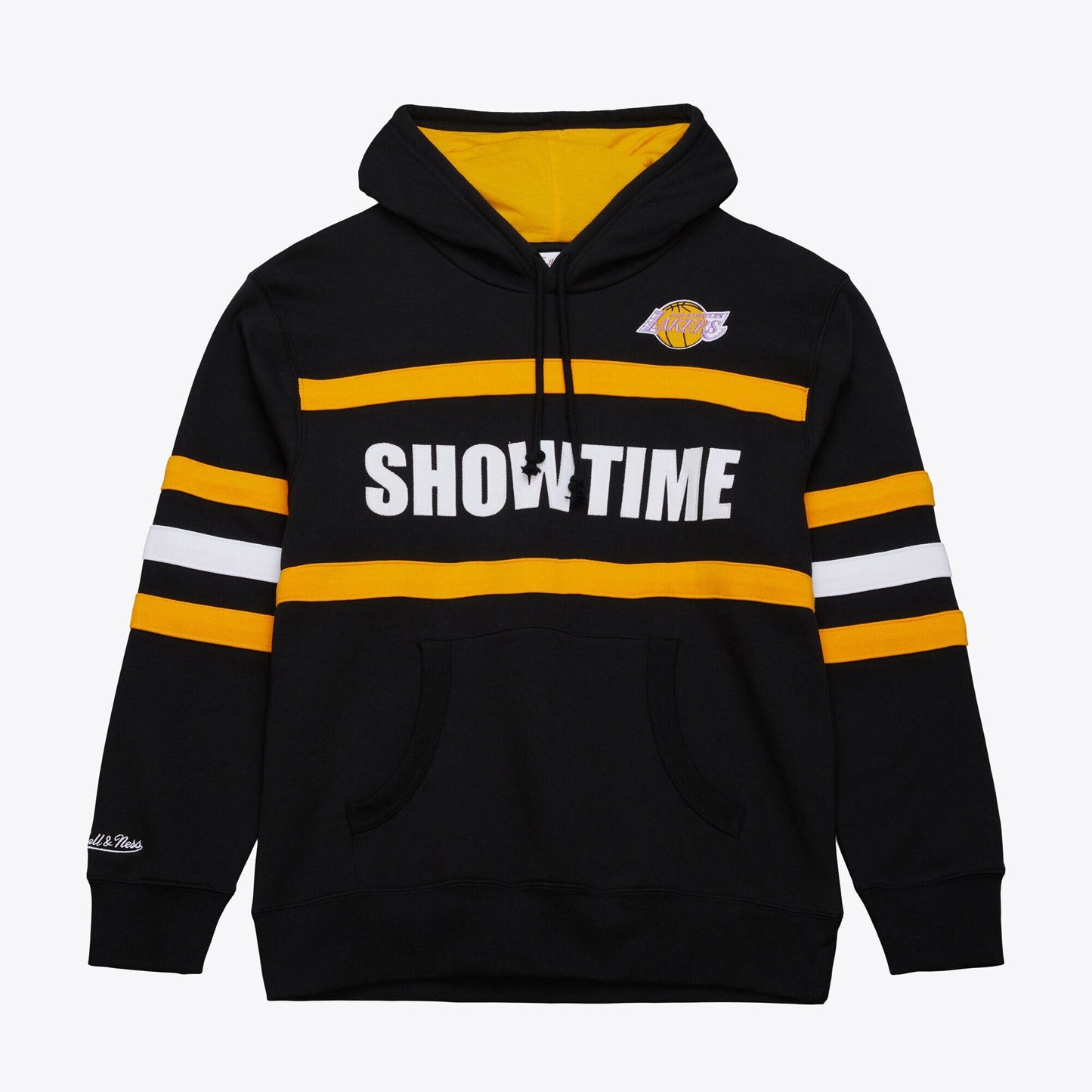 Mitchell & Ness Men's NBA Head Coach Hoodie Vintage Logo Lakers Hoodies