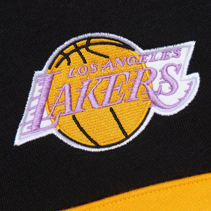 Mitchell & Ness Men's NBA Head Coach Hoodie Vintage Logo Lakers Hoodies