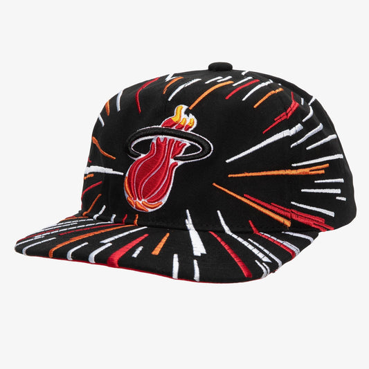 Men's Mitchell & Ness NBA Burst Deadstock Hwc Heat - Black