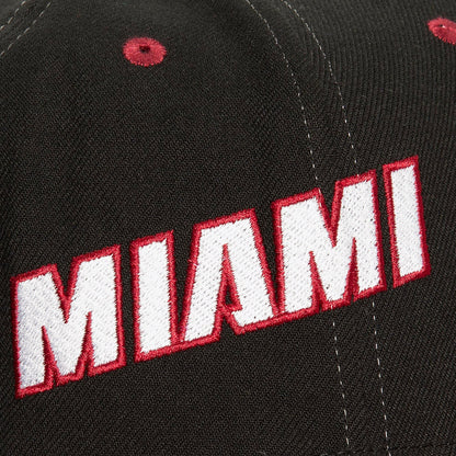 Mitchell & Ness Men's NBA Overbite Pro Snapback Heat Snapback Caps