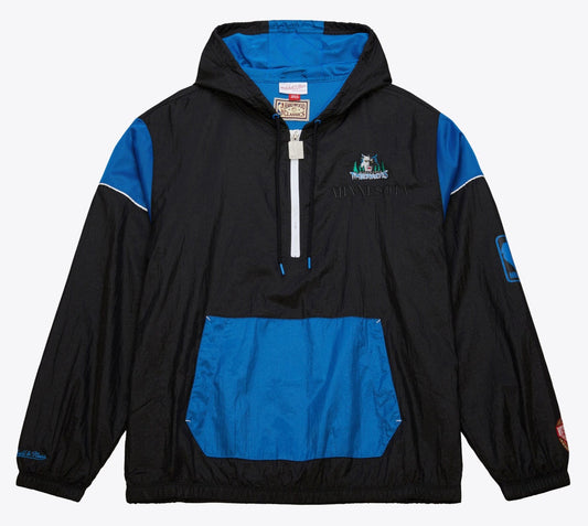 Mitchell & Ness Men's NBA Team Og 3.0 Anorak Vintage Logo Timberwolves